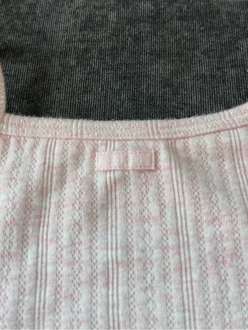GAP Light Pink Ribbed Tank & Bloomers Pajama Set